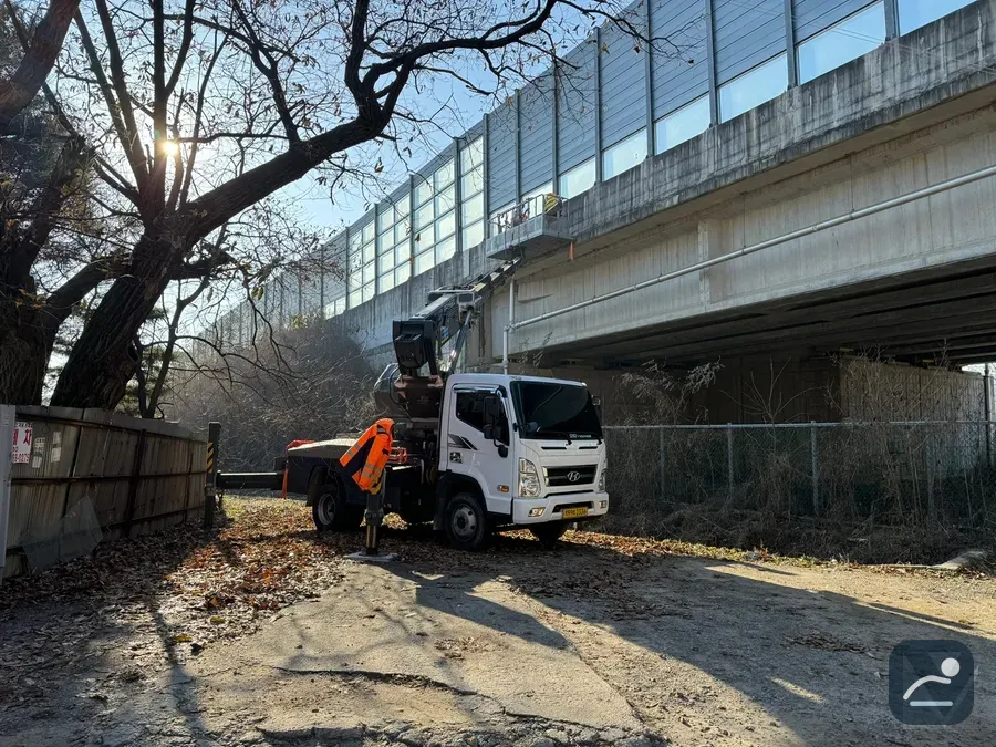 대전 스카이차 전기·통신 작업 현장