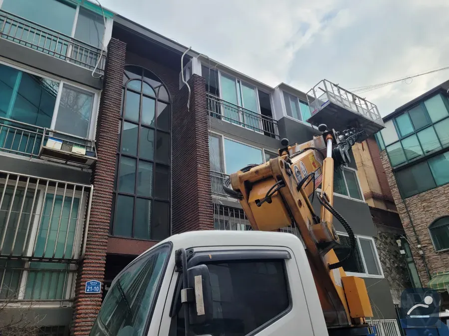 대구 크레인 자재 상하차 현장